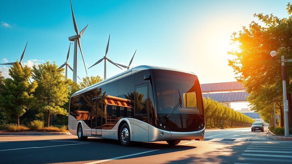 electric buses renewable energy market growth