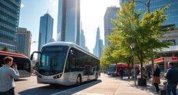 electric buses replacing traditional