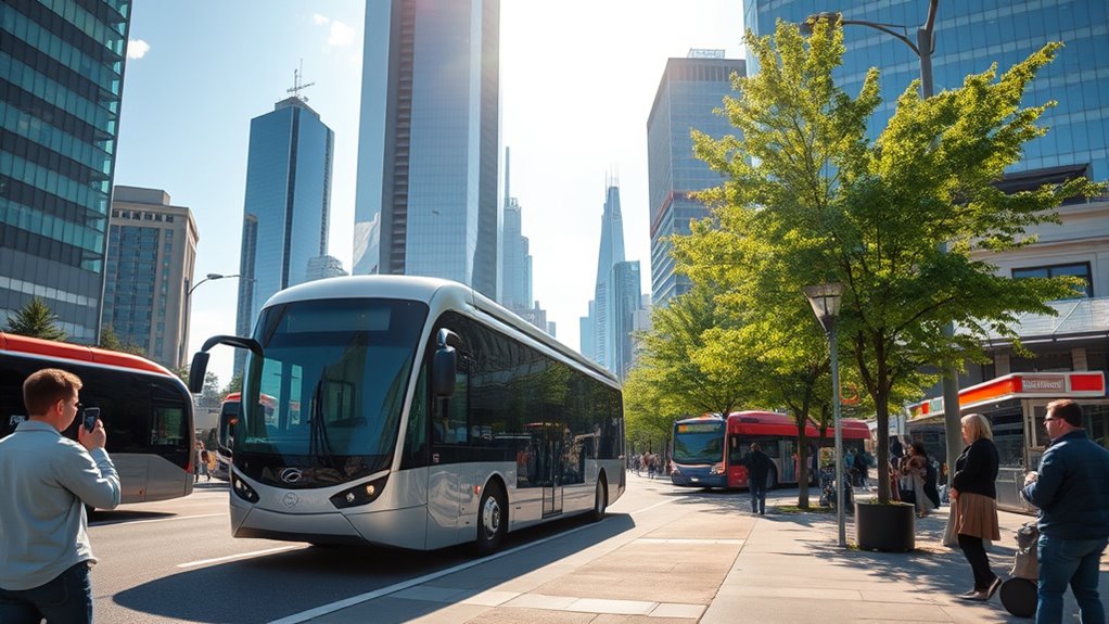 electric buses replacing traditional
