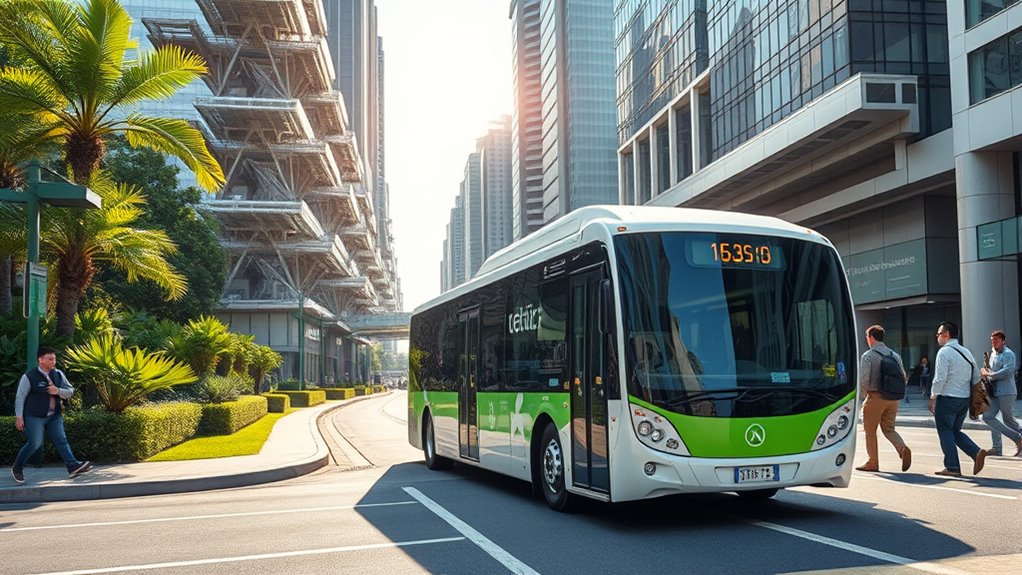 electric buses support sustainability
