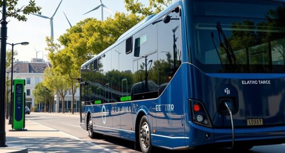 electric buses support sustainable transit