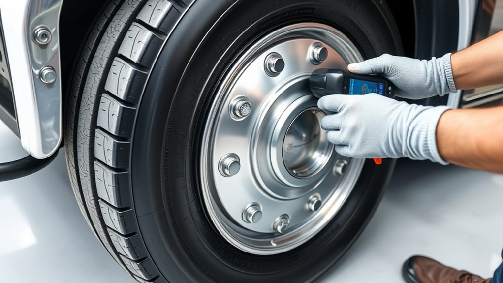 ensure correct wheel alignment