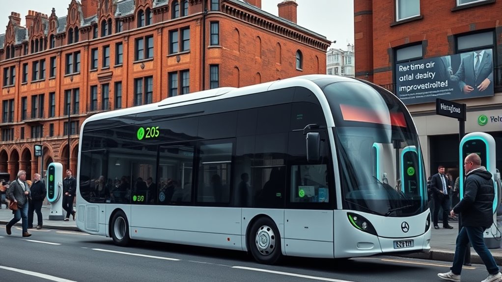 fast wireless electric bus charging