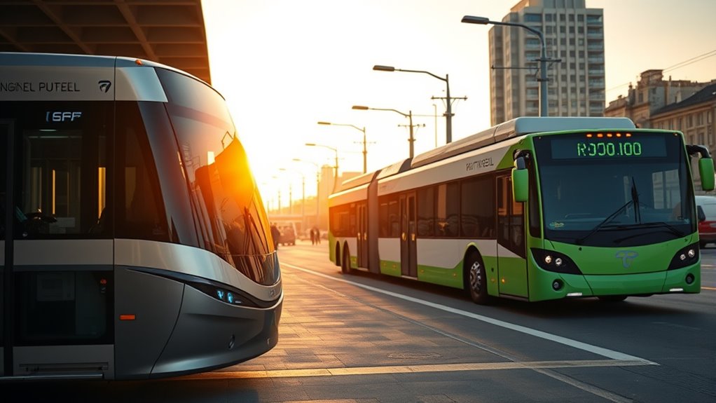 hydrogen vs battery buses