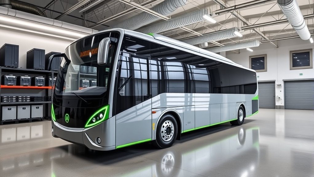indoor electric bus storage optimization