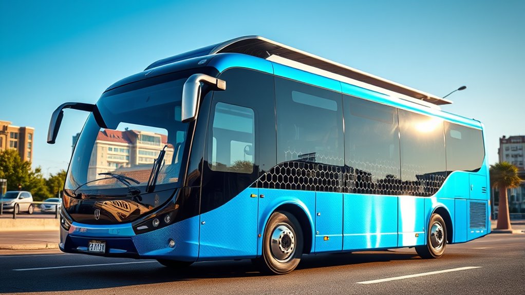 lightweight materials improve electric buses