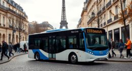 paris adopts electric buses