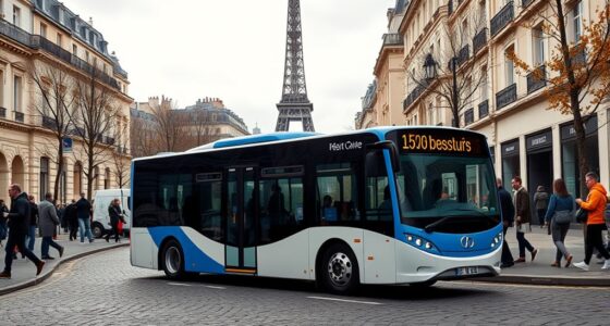 paris adopts electric buses
