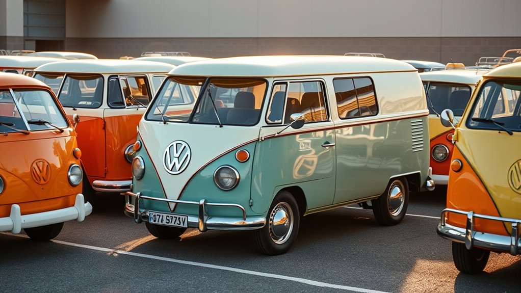 retro microbus design features