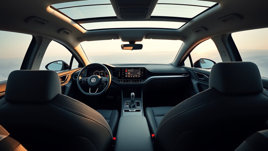 spacious flexible comfortable interior
