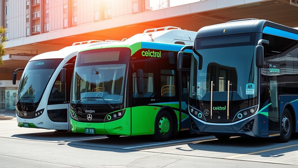 types of electric buses