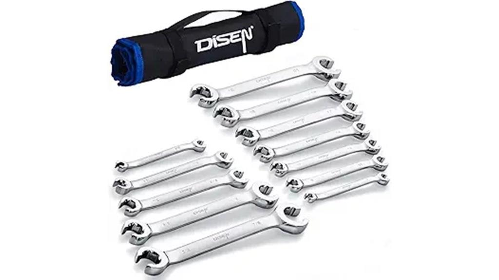 12 piece flare nut wrench