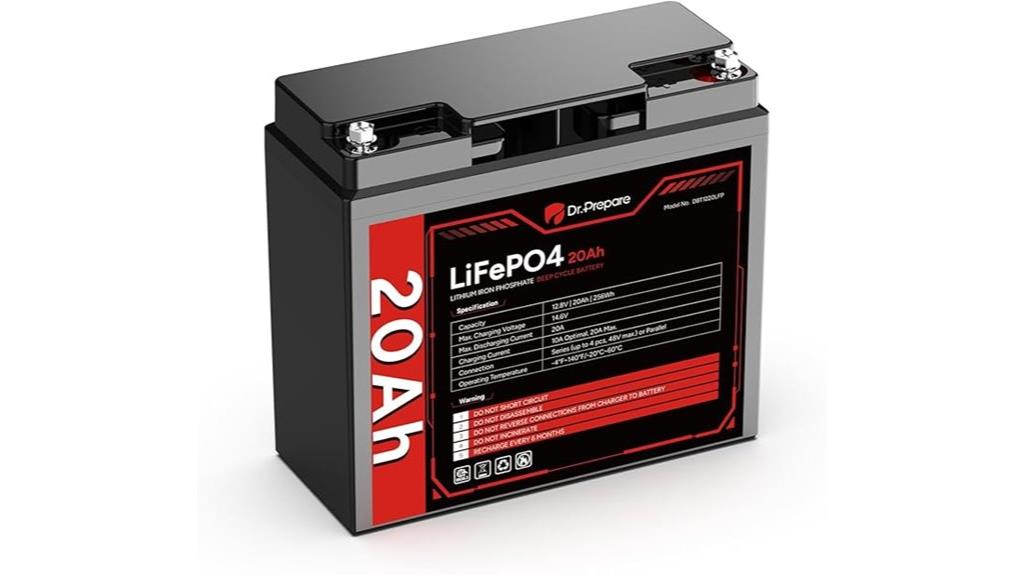 12v 20ah lifepo4 battery