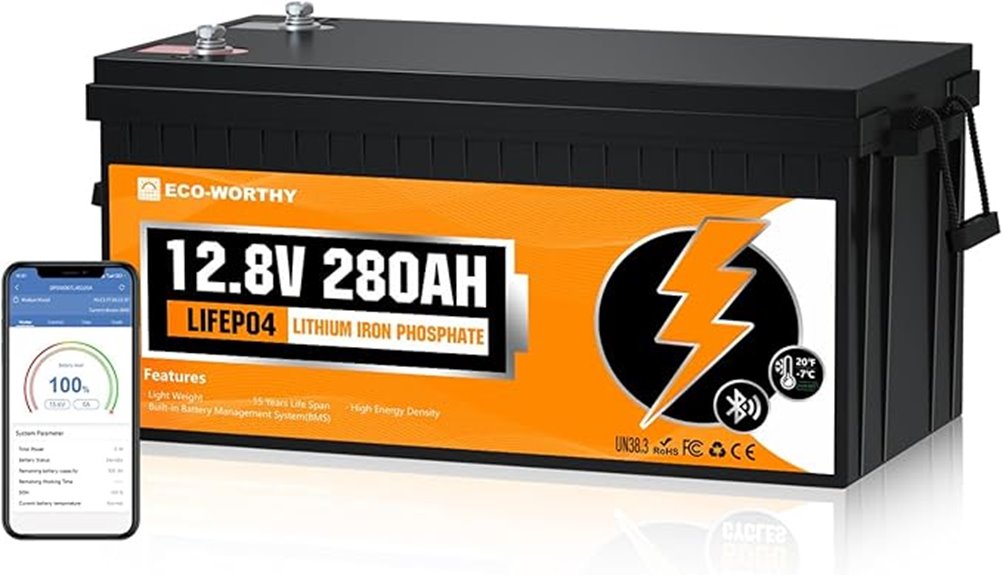 12v 280ah lithium battery