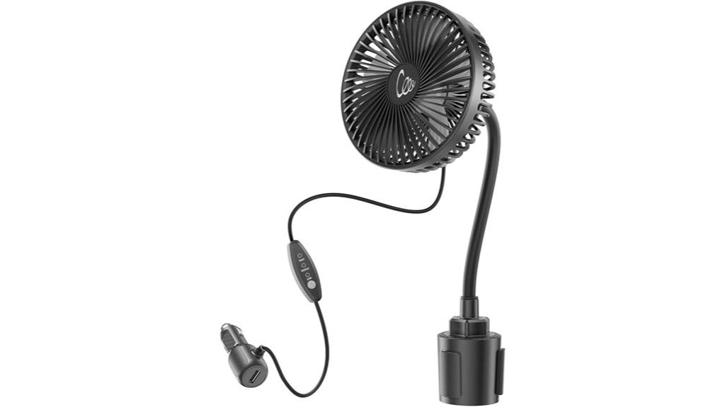 12v portable car fan