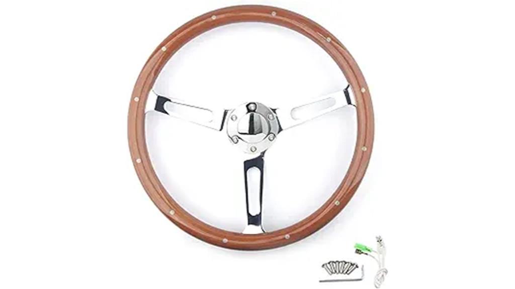 15 inch wood grain wheel