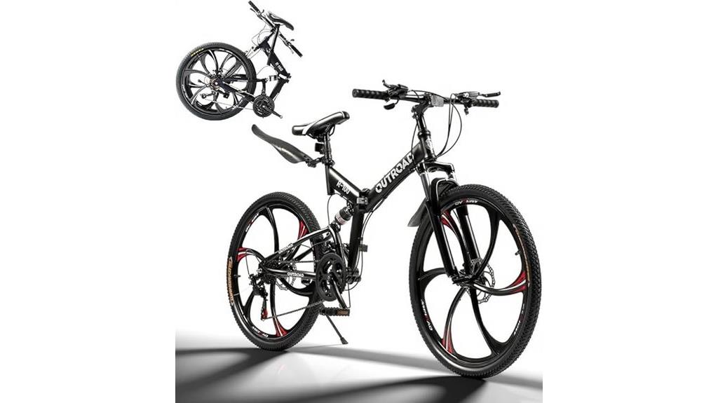 26 inch folding mountain bike