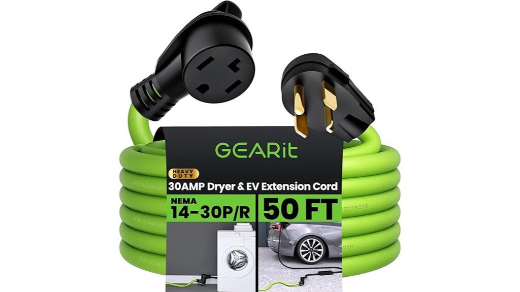 50ft 30 amp extension cord