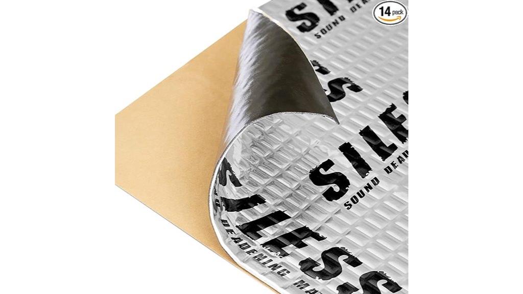 80 mil sound deadening mat