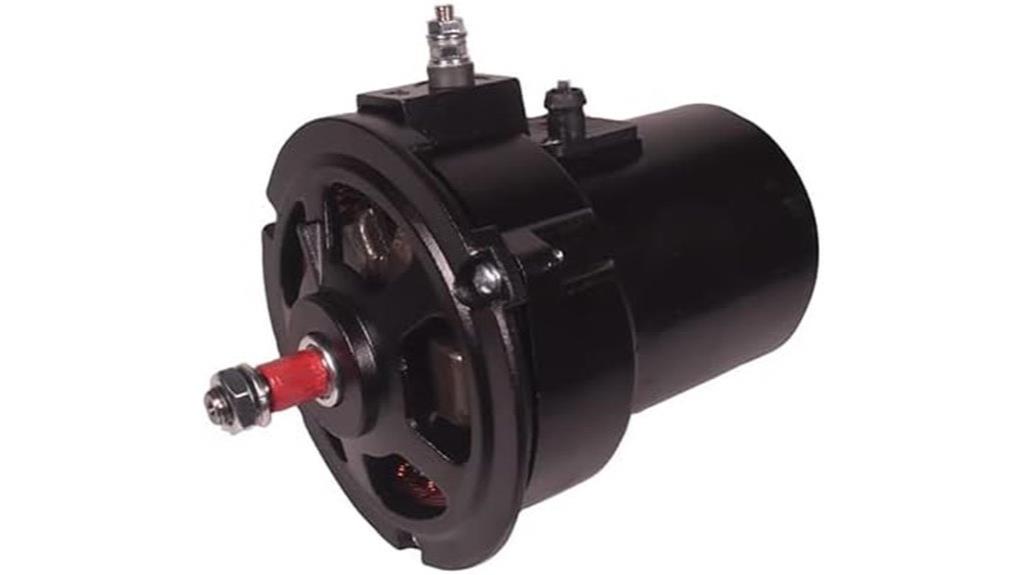 90 amp black alternator