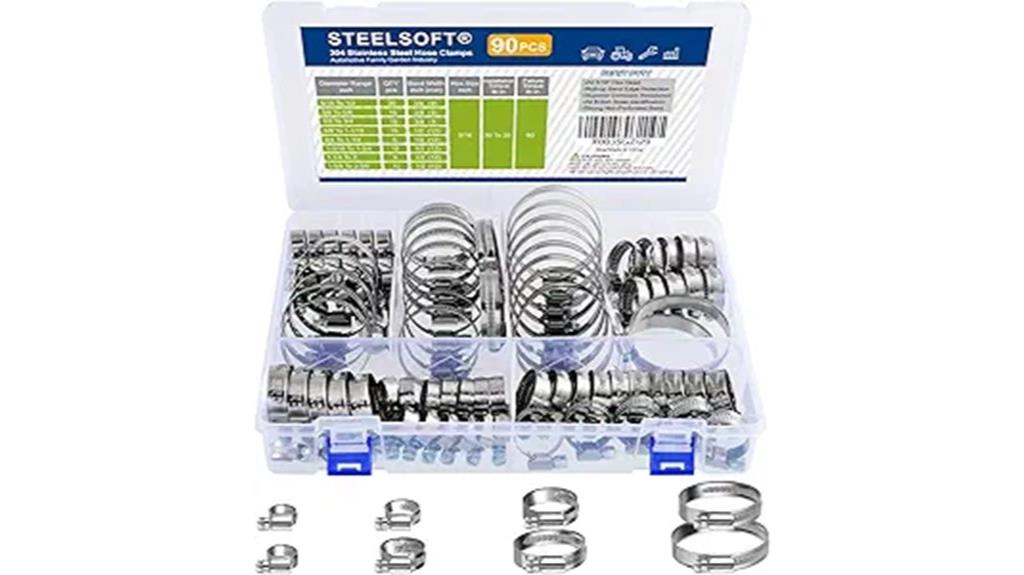 90 piece heavy duty clamps