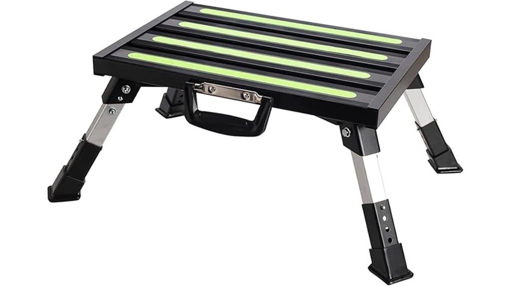 adjustable aluminum rv steps