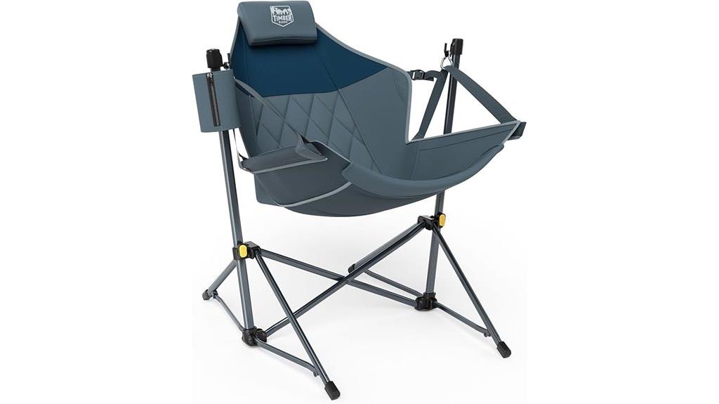 adjustable backrest camping chair