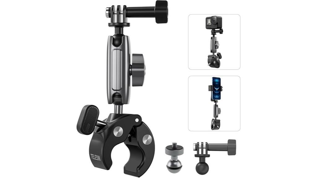 adjustable dual ball head
