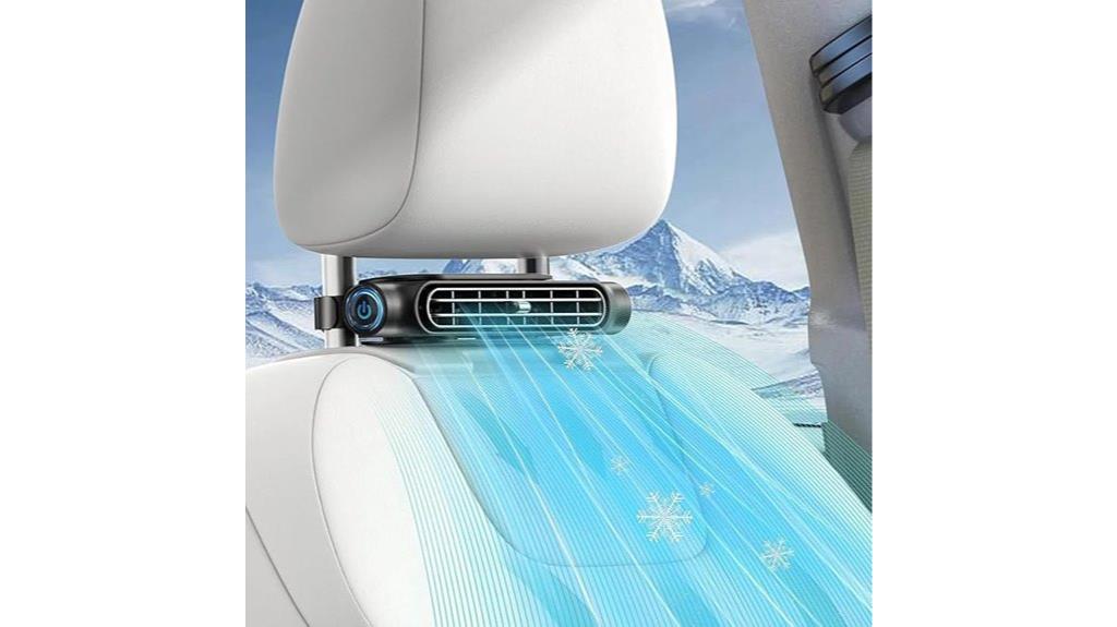 adjustable portable car fan