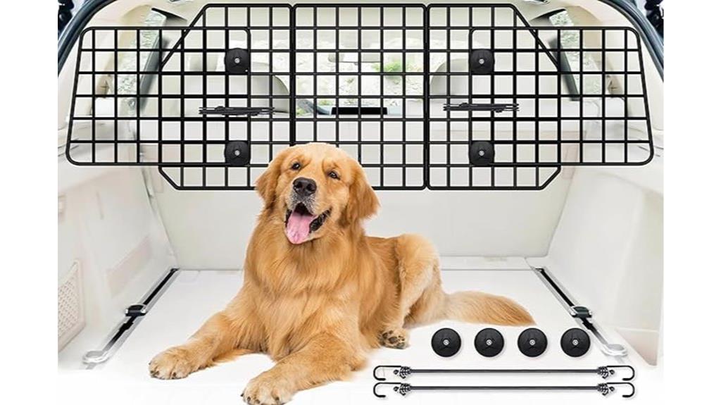 adjustable suv truck dog barrier