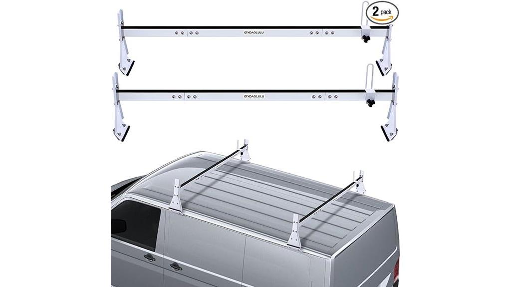 adjustable van ladder rack