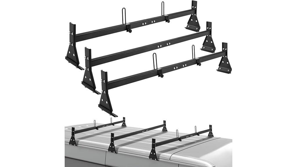 adjustable van roof rack