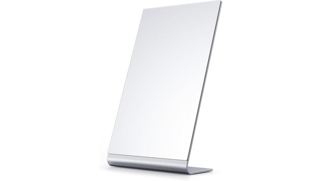 aluminum frameless vanity mirror