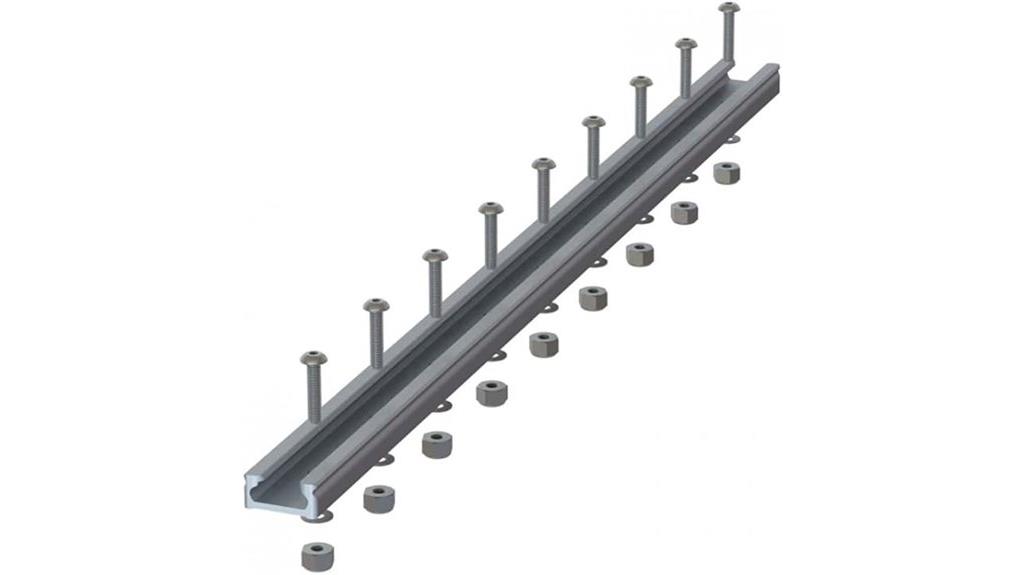 aluminum kayak gear track