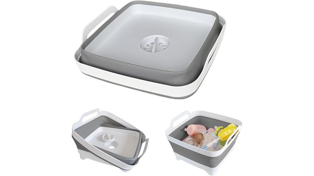baby bottle collapsible basin