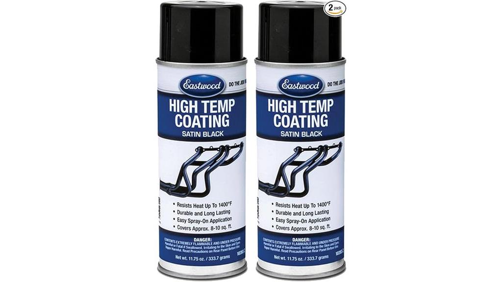 black exhaust manifold coating