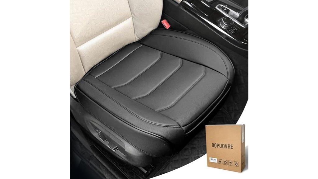black vehicle seat cover