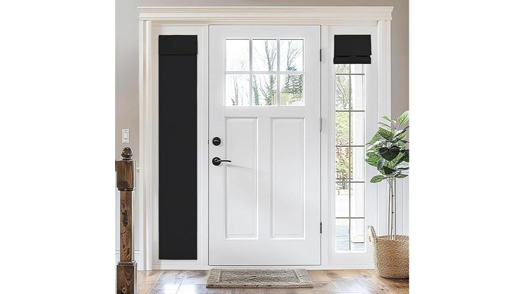 blackout curtains for doors