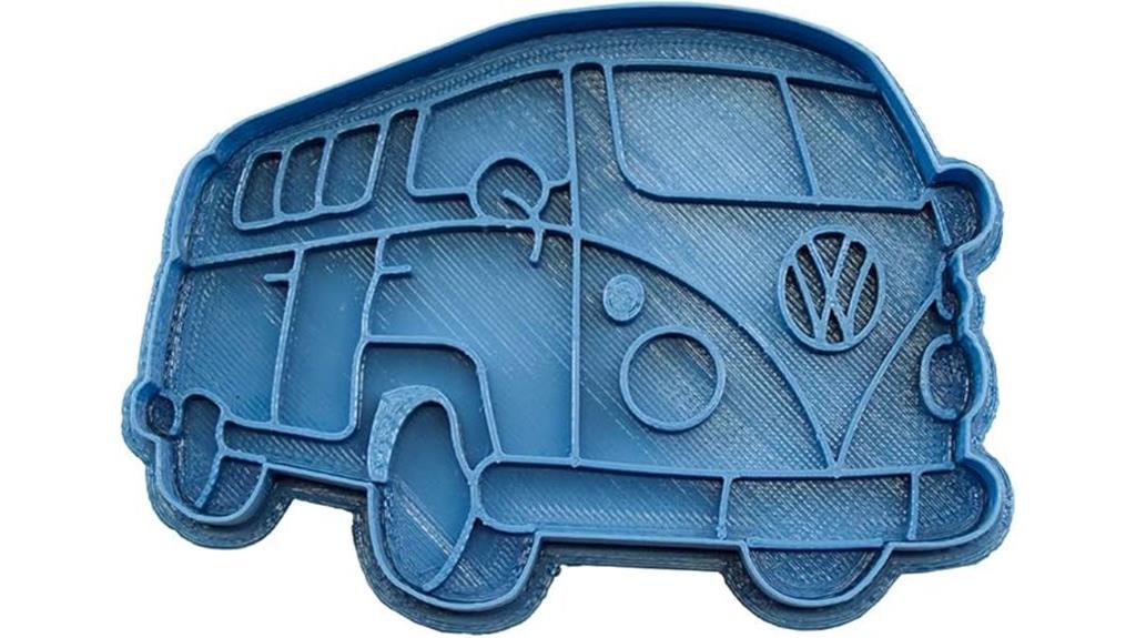 blue volkswagen cookie cutter
