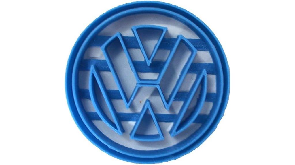 blue volkswagen fondant cutter