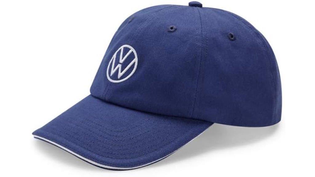 blue vw logo cap