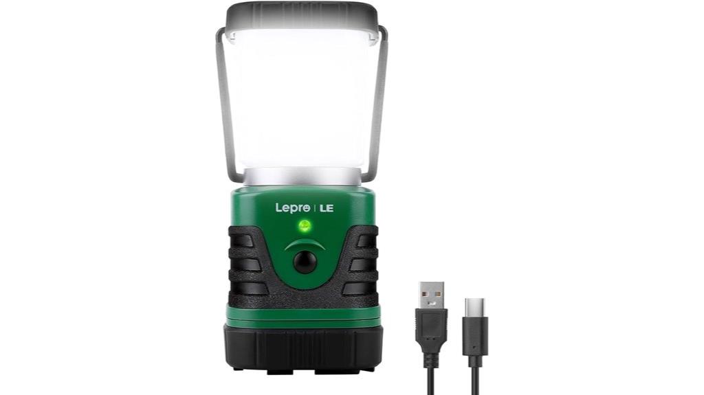 bright rechargeable camping lantern