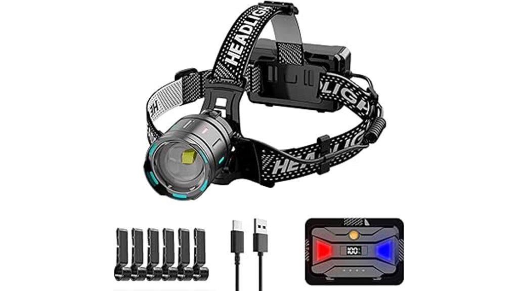 bright rechargeable led headlamp