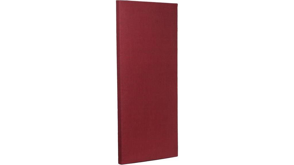burgundy 24x48 acoustic panel