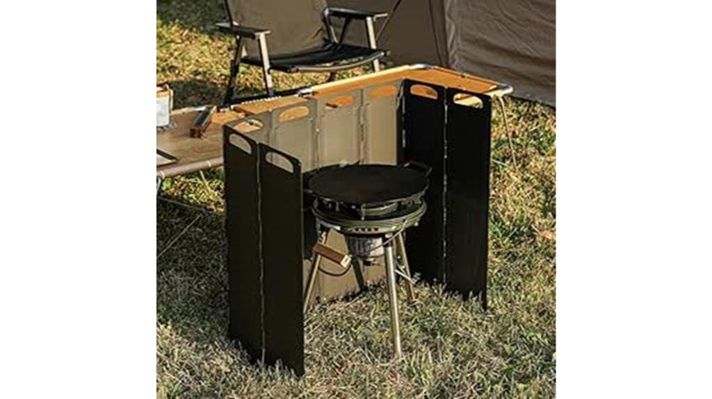 camping stove wind shield