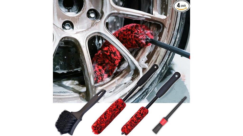 car wheel cleaning brushes