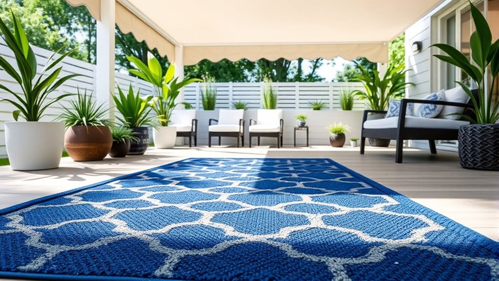 choosing durable waterproof outdoor rug