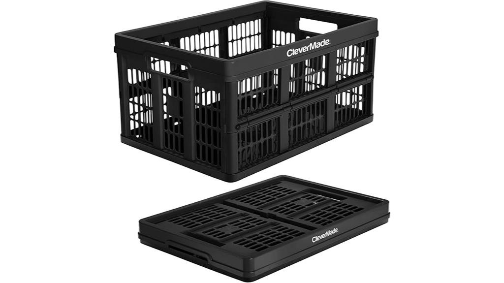 clevermade 45l collapsible crate