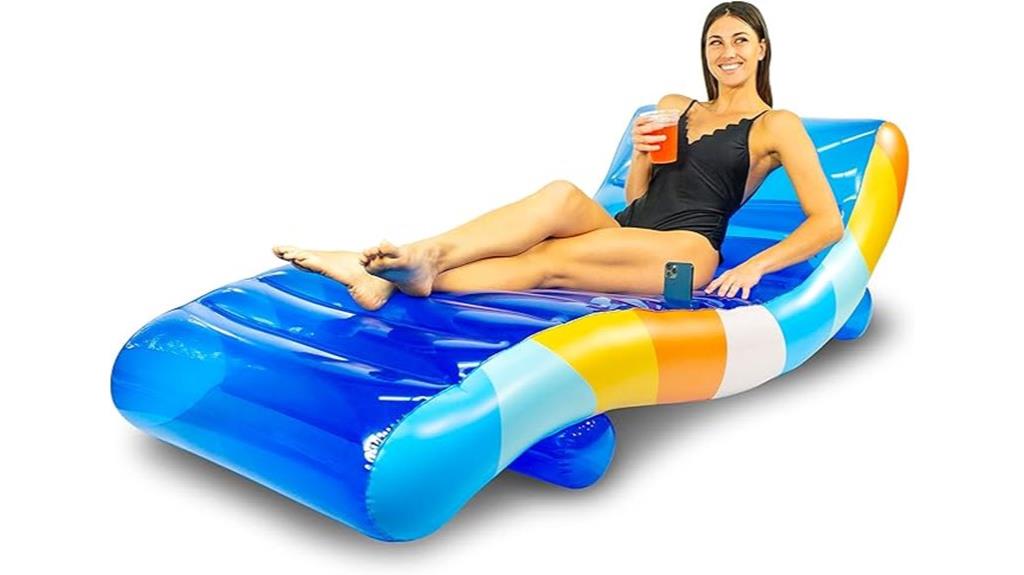colorful inflatable pool float