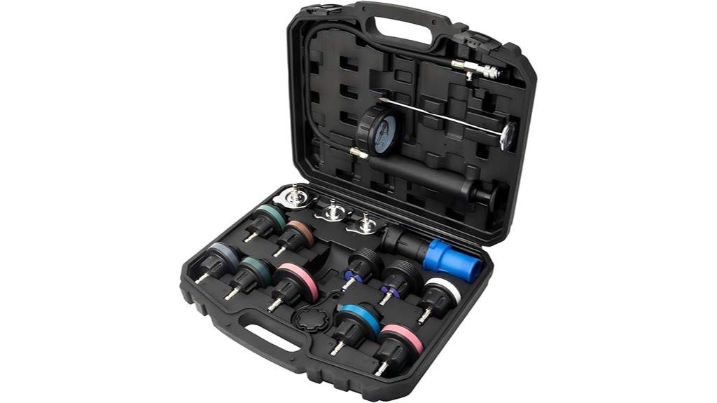 complete radiator pressure testing kit